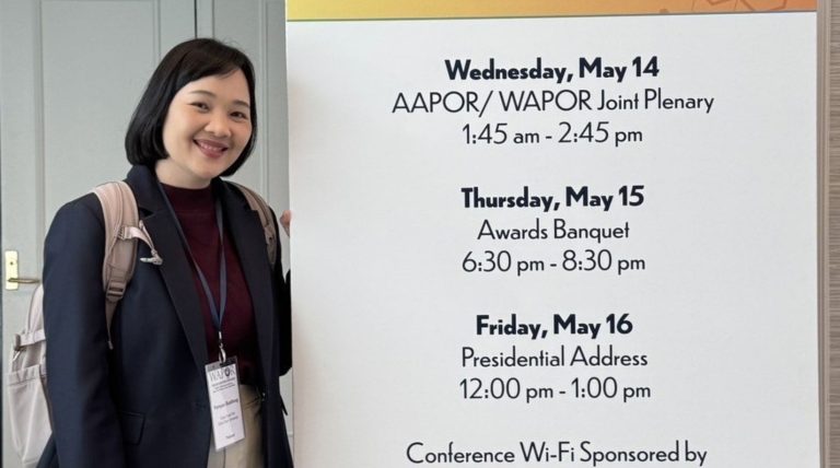 สวนดุสิตโพล นำเสนอบทความวิจัยเวทีประชุมนานาชาติ WAPOR 78 ณ สหรัฐอเมริกา