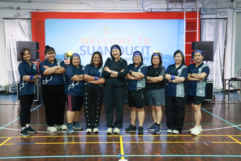 สวนดุสิตโพลเข้าร่วมพิธีเปิดโครงการ “SDU Step Up: ชวนชาวสวนดุสิตมาสุขภาพดี แข็งแรงไปด้วยกัน”